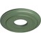 Ekena Millwork Classic Ceiling Medallion (Fits Canopies up to 7 1/4"), 12 3/8"OD x 4"ID x 1 1/8"P, Athenian Green CM12CLAGF - alternate 2